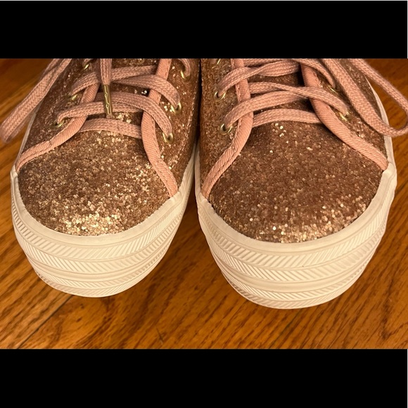 NWOT Keds/Kate Spade Glitter Sneakers - Picture 3 of 5